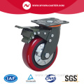 PU Wheel Brake Plate Heavy Duty Caster